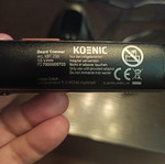 Koenic KTB200 beard trimmer used
