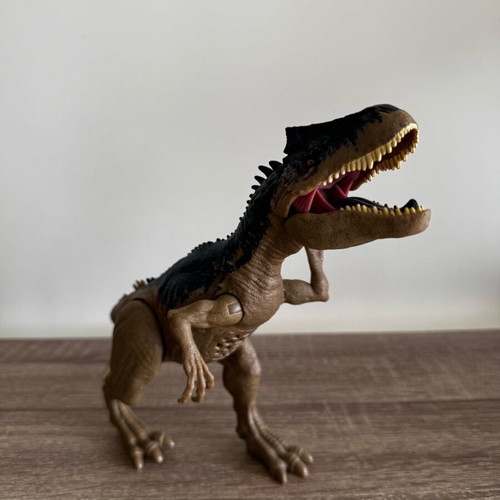 Mattel Jurassic World Sound Allosaurus δεινόσαυρος σαν καινούργιος με ήχους και κινούμενα μέλη