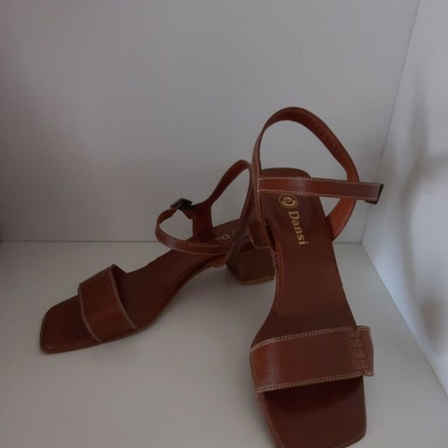 Dansi leather sandals used No38 brown