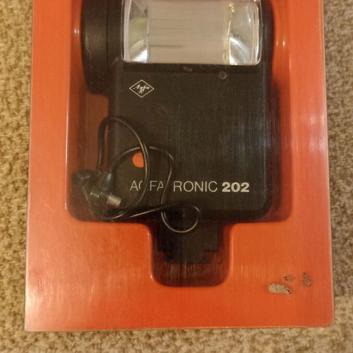 Flash for Agfatronic 202 camera used, 80's vintage