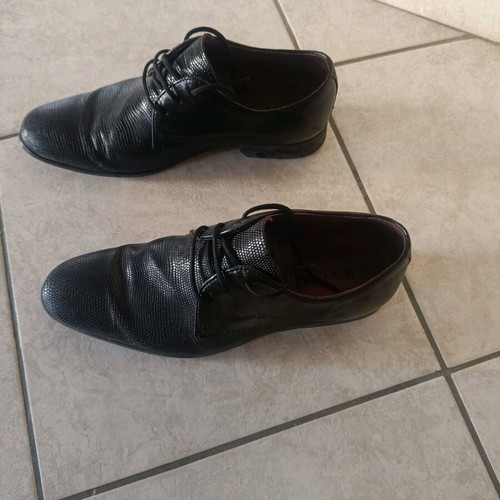 Nikolas black formal shoes size 42 like new