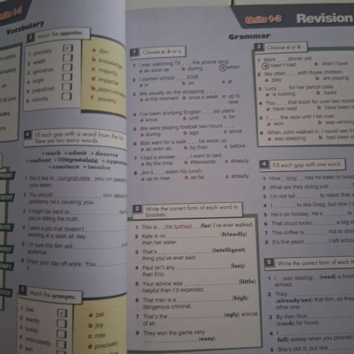 Take Off B2 Workbook used, English language learning
