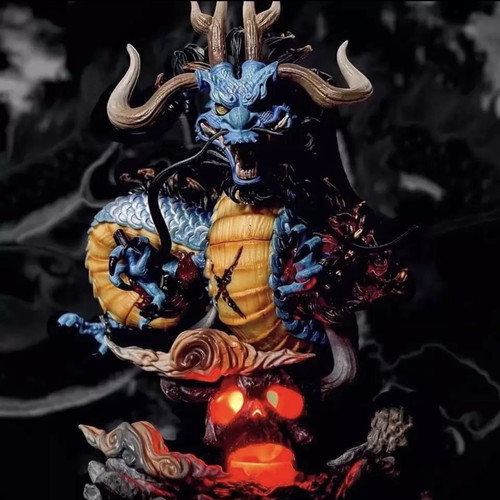 One Piece Kaido figure statue with LED lighting 22cm new