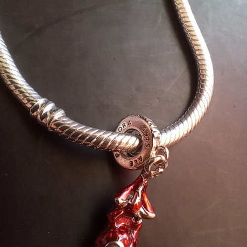 Pandora Spiderman Charm like new, silver