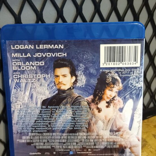 The Three Musketeers Blu-Ray like new, fantasy with subtitles