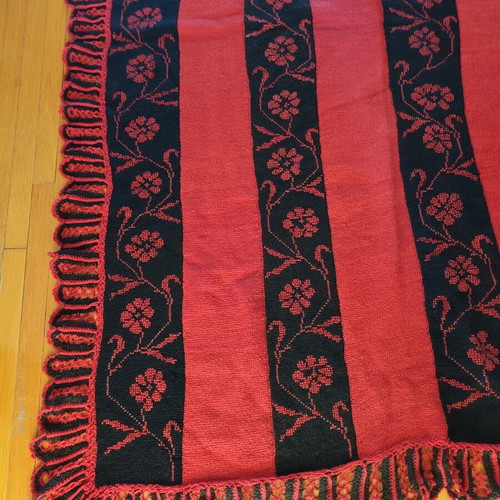 Handmade wool blanket like new 180x240 cm