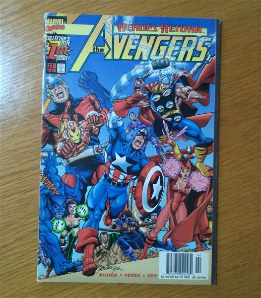  The Avengers Heroes Return 1st issue Feb 1998 xenoglosso