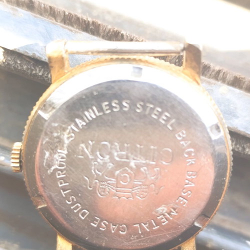 Citron Liberty Coin Watch vintage mechanical wristwatch used