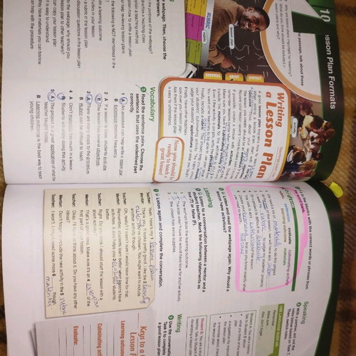 University English book used, lower and senior level