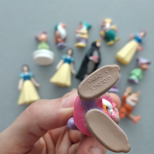 Snow White and The Seven Dwarfs Disney McDonald's Collectable Figures bundle of 14 used