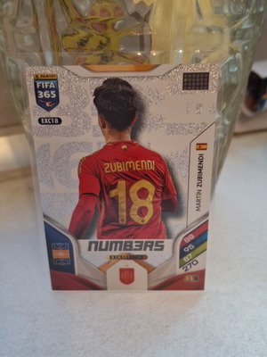 Zubimendi Numbers Panini 2026 card