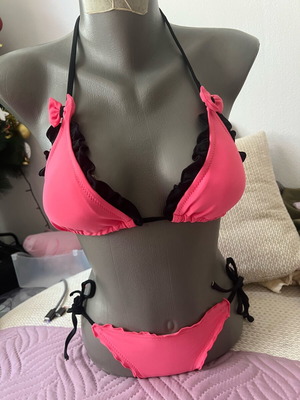 Women's bikini two-piece new, pink, size S