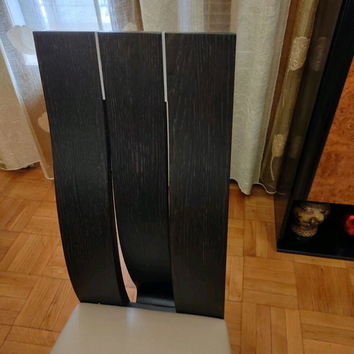 Handmade dining set like new oak wood with metal details