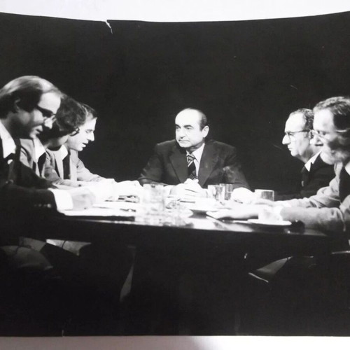 Photograph Konstantinos Mitsotakis used, old black and white