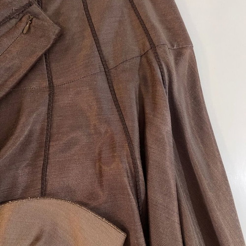Roberto Cavalli Class midi skirt, brown, A-line flared