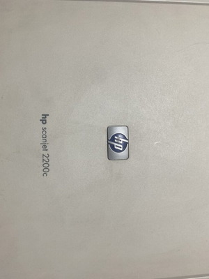 HP Scanjet 2200c scanner without power cable and keyboard