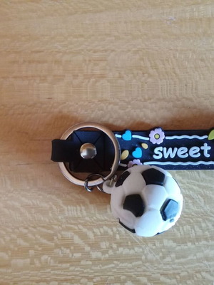 Soccer ball keychain like new