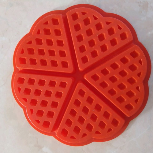 Silicone molds for waffles and cake new, set of 2 pieces