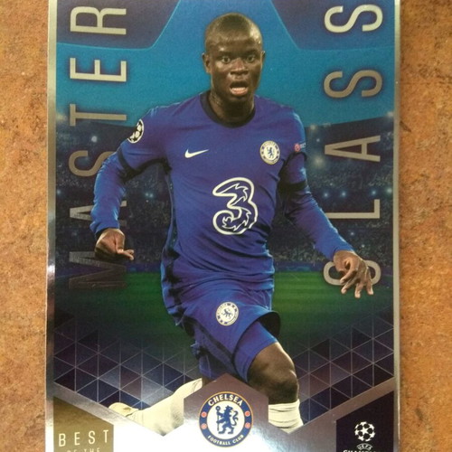 Master Class Card N'Golo Kanté Chelsea UEFA Champions League 2020-2021 new