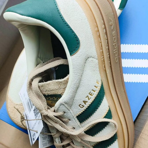 Adidas Gazelle Cream White Collegiate Green Magic Beige new sneakers size 40