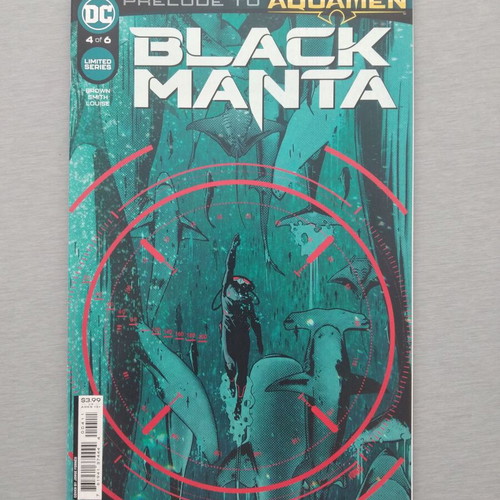 Black Manta 4 of 6 Limited Series comic book like new, English