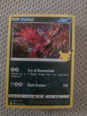 Yveltal Holo card new