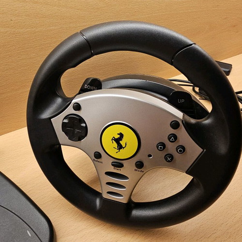 Thrustmaster Challenge Racing PS2 Steering Wheel used with original box