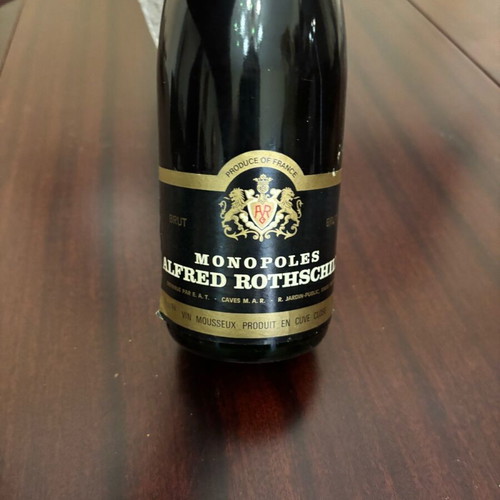 Monopoles Alfred Rothschild Brut French sparkling wine new