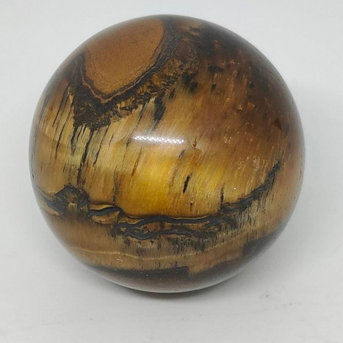 Tiger's Eye Semi-Precious Stone Sphere 2.2cm like new