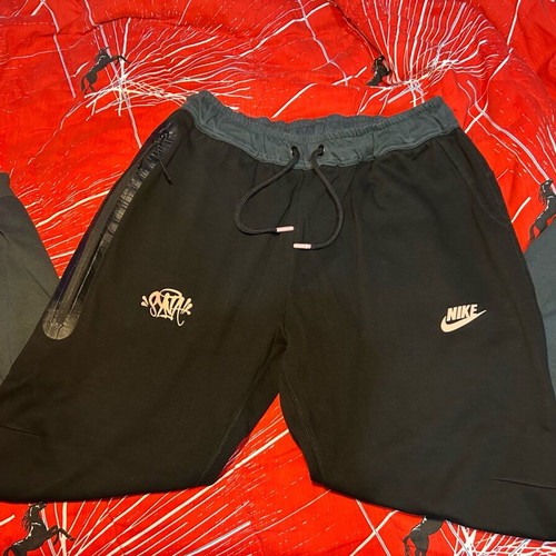Nike Tech Nike X Syna World tracksuit L like new, black and grey