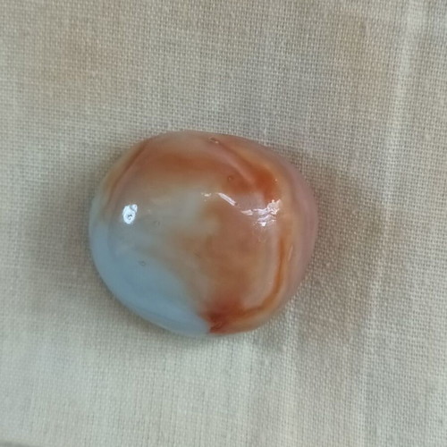 Natural Orange Agate Semiprecious Stone like new