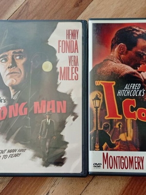 Alfred Hitchcock DVDs used, set of 2 movies without Greek subtitles