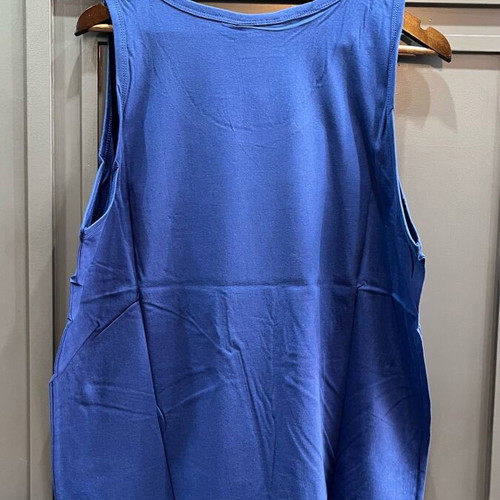 Blue sleeveless top XL new with tags