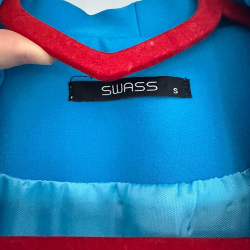 Swass women's suit set jacket and trousers like new, turquoise