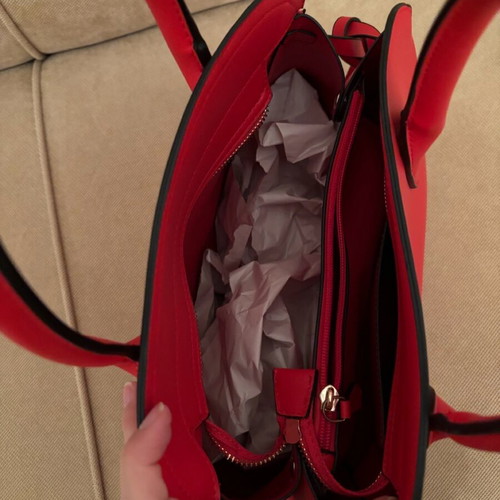 Valentino handbag like new, red