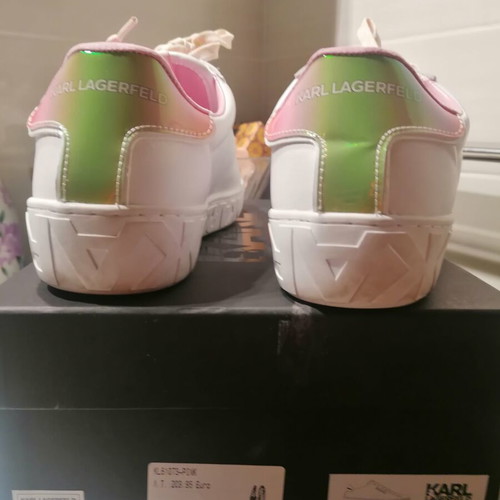 Karl Lagerfeld sneakers like new, size 40, white leather