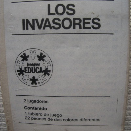 Los Invasores educative board game Educa new