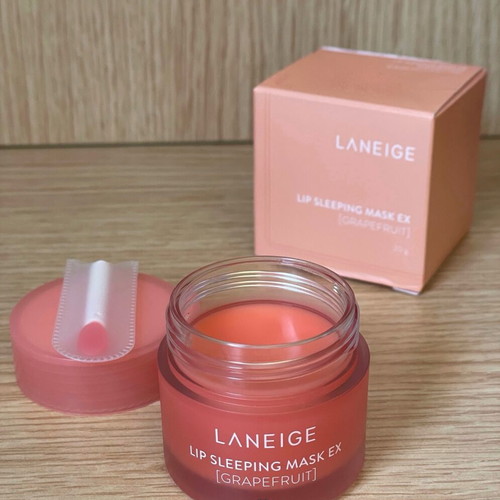 Laneige Lip Sleeping Mask Grapefruit new 20g with spatula and box