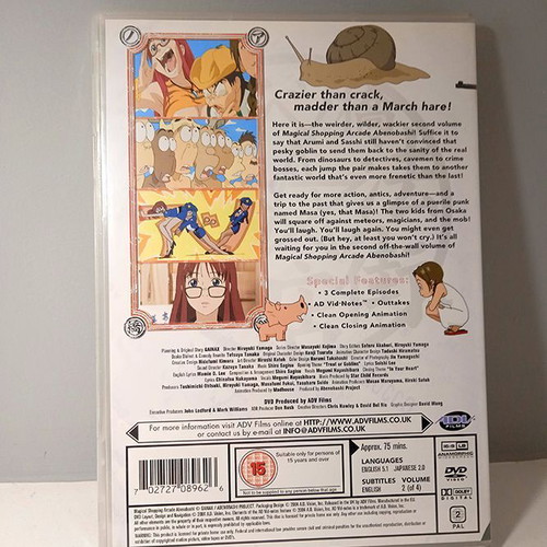 Anime DVD Magical Shopping Arcade Abenobashi Vol.1-2 like new