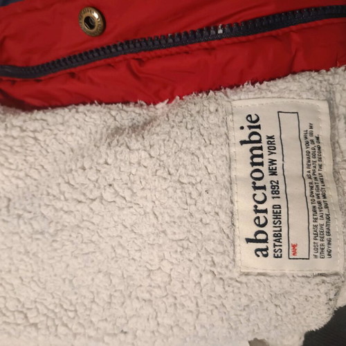 Abercrombie & Fitch boys jacket like new with sewn tear