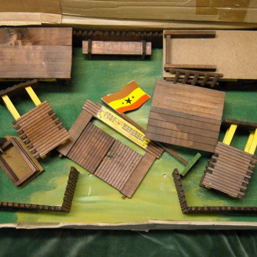 Fortress antique "FORT- MARSHALS" wooden new Greek made Toy-Land No742