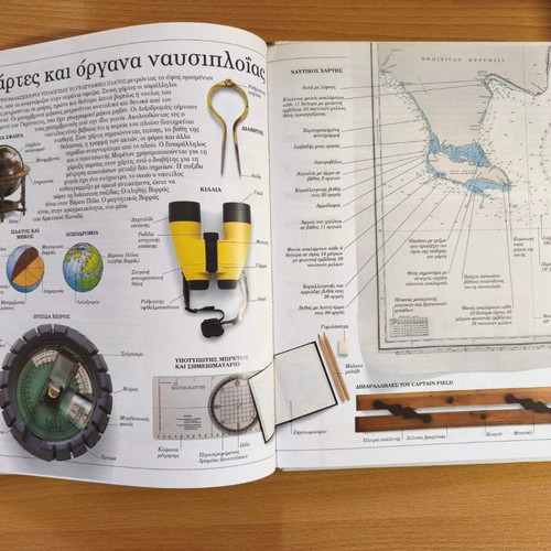Ships and Navigation Panoramic Dictionary like new, Greek