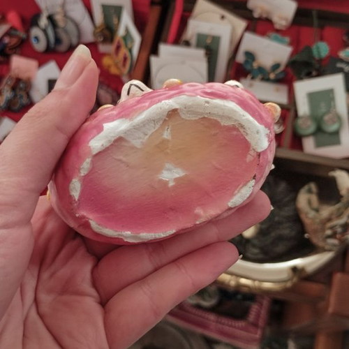 Small porcelain decorative with three puppies used
