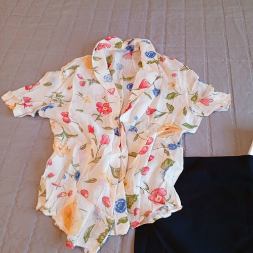 Two summer skirts and one shirt like new, sizes small-medium