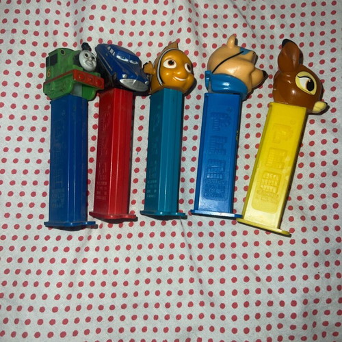 Collectible pez used, pack of 5 pieces