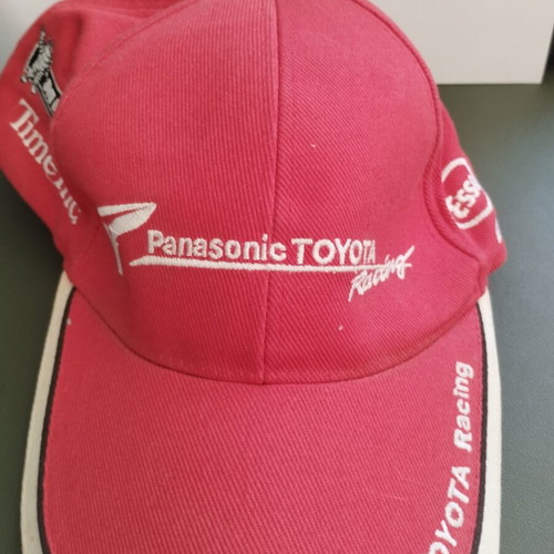 Panasonic Toyota Racing hat like new, red, one size