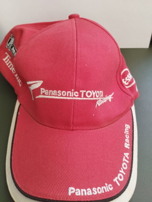 Panasonic Toyota Racing hat like new, red, one size