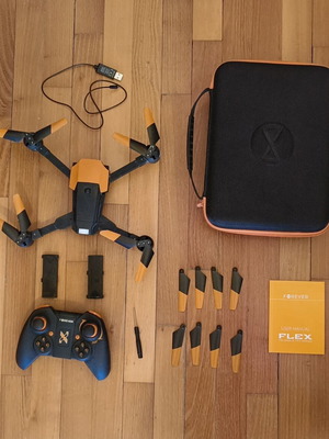 Forever Flex Drone used with camera and accessories