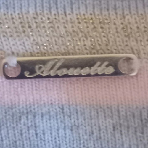 Alouette girls' sweater size 10 like new with fluffy texture and sequins