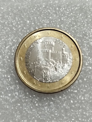 San Marino 1 Euro coin 2024